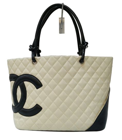 chanel cambon tote bag replica|authentic chanel tote bag.